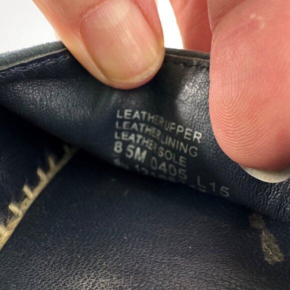 Tory Burch Eleanor Suede Espadrilles Navy Blue Size 8.5 Block Heel - Picture 7 of 13